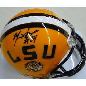    Marcus Spears Autographed Mini Helmet   LSU Tigers 