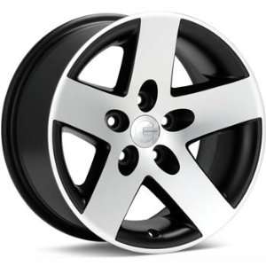 Mamba MR1 16x8 Machined Black Wheel / Rim 5x4.5 with a 13mm Offset and 
