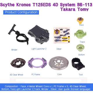   Beyblade 4D System Scythe Kronos T125EDS BB 113 Tracking # included