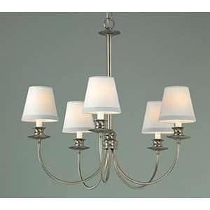 Norwell   5720 BN TS   Hyde Park 5 Arm Chandelier   Brushed Nickel 