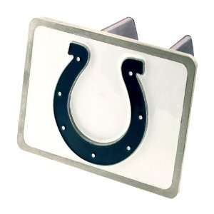  Indianapolis Colts NFL Pewter Trailer Hitch Cover: Sports 
