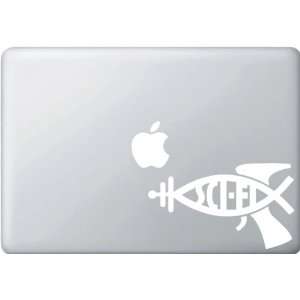  SCI FI Raygun / Fish   Macbook or Laptop Decal
