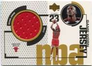 1998/99 Upper Deck Michael Jordan Game Worn Jersey (Red) Card #GJ20
