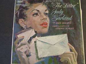JUDY GARLAND THE LETTER TAO 1188 RECORD LP LOW SHIP  