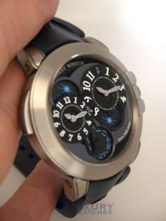 Harry Winston Z4 Zalium Dual Time Zone Limited Edition Watch 95% LNIB 