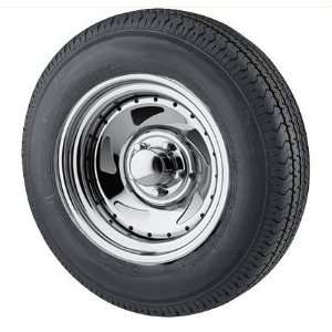   Trailer Tire LR C w/ 15x6, 5x4.5 Chrome Blade Trailer Rim: Automotive