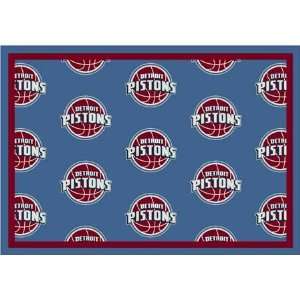  NBA Team Repeat Rug   Detroit Pistons: Sports & Outdoors