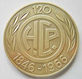 Poland medal plaque & pin Cegielski Poznan shipbuilding  