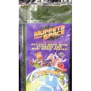 : Rare 1999 Muppets From Space Activity Book, Stickers and Mini Movie 
