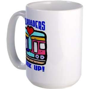  Railroader Hobbies Large Mug by  