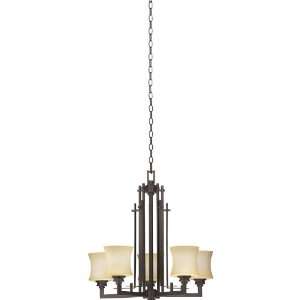   Family 25 Toasted Sienna Chandelier 6233 5 44