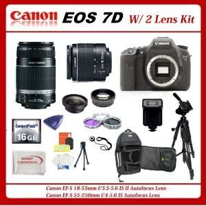 com Canon EOS 7D DSLR Camera with SSE Platinum Kit Includes   Canon 