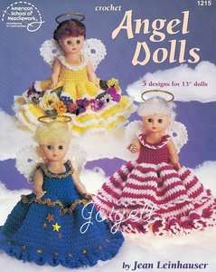 Angel Dolls, 13 doll crochet patterns  