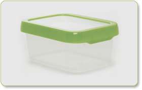 OXO Tot Top Rectangle Storage Container, Green, 30.4 Ounce