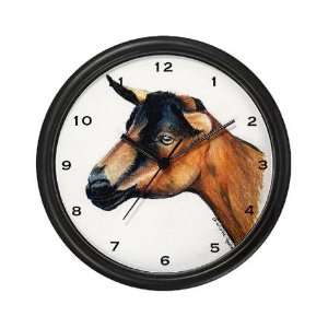  Oberhasli Goat Head Pets Wall Clock by CafePress: Home 