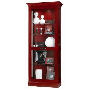   Miller Preston Chili Red Display Cabinet   680 423: Home & Kitchen