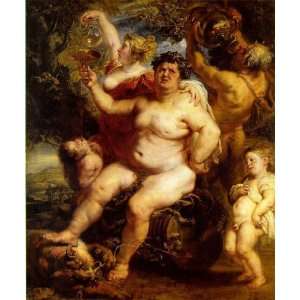  Oil Painting: Bacchus: Peter Paul Rubens Hand Painted Art 