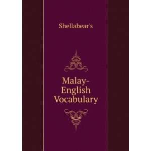  Malay English Vocabulary Shellabears Books
