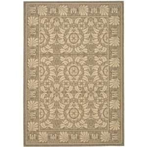   Courtyard CY5146B Coffee / Sand 7 10 X 11 Area Rug