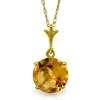 14k solid gold necklace with natural citrine our price $ 135 39