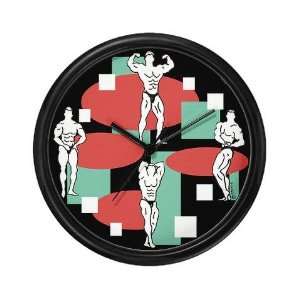 Bodybuilders Funny Wall Clock by 