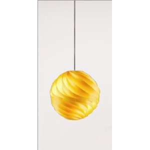  Eurostyle 70016 Trista Yellow Medium Hanging Light: Home 