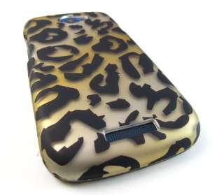 GOLD CHEETAH SKIN HARD SNAP ON CASE COVER HTC ONE S TMOBILE PHONE 