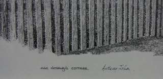 ANNE HATHAWAYS COTTAGE Print Anthony John signed  