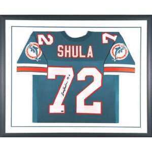  Don Shula Miami Dolphins Framed Autographed 72 Perfect 