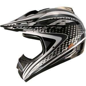  M2R X2.5 Origin Helmet   2X Large/Silver Automotive
