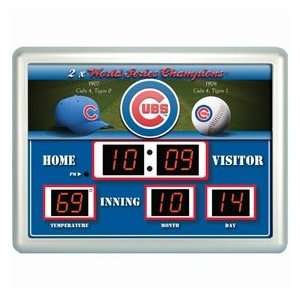    Chicago Cubs Clock   14x19 Scoreboard