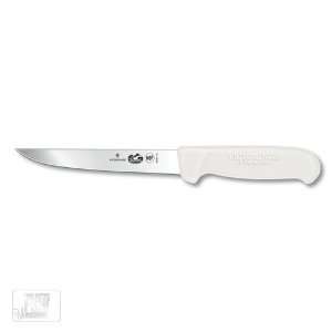   White Fibrox® Extra Wide Stiff Boning Knife: Kitchen & Dining