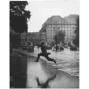  Spirit of Adventure Man Leaping Puddle   Photography 