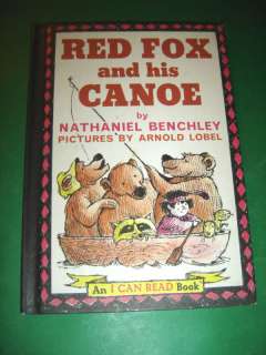 RED FOX AND HIS CANOE ~ BY NATHANIEL BENCHLEY 1964 BOOK  