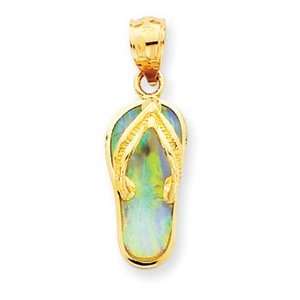   Created Opal Inlay Pendant   Measures 25.7x8.4mm   JewelryWeb Jewelry