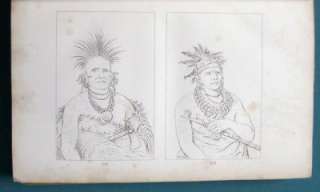   American Indians George Catlin 1st British Edition circa 1840s  