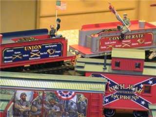 The North & South Civil War Train Set Bachmann On30 Scale Conferderate 