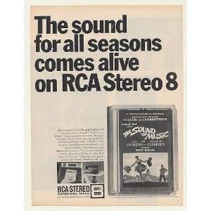  1967 The Sound of Music RCA Stereo 8 Track Tape Print Ad 