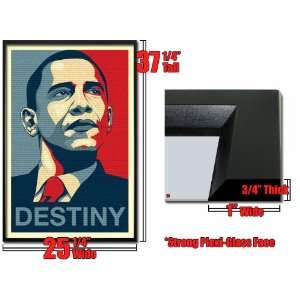  FRAMED BARACK OBAMA DESTINY SPEECH POSTER FR PP31738