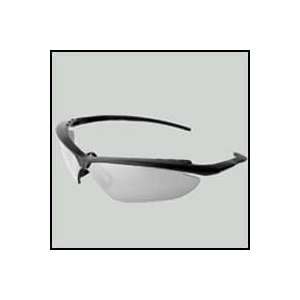  ERB Nightfire Black Silver Mirror Safety Glasses