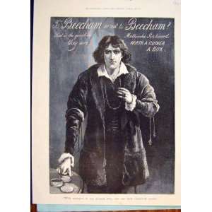 Advert Advertisement Beecham BeechamS Pills Print 1888 