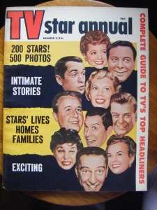 TV STAR ANNUAL~MAGAZINE~#2~1956~LUCILLE BALL~DESI ARNAZ  