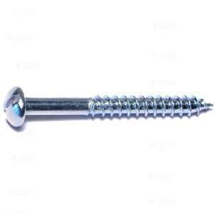  12 x 2 Slotted Round Wood Screw (24 pieces)