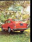 1971 Volkswagen VW Type 3 Deluxe Sales Brochure Book  