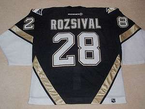 MICHAL ROZSIVAL 2000 2001 SET 1 GAME USED / WORN PITTSBURGH PENGUINS 