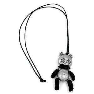    Necklace, Panda, Vintage Silver Coloured, 90cm DE NO Jewelry