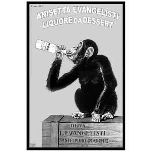 11x 14 Poster. B & W  Italian Liquore da Dessert  Ad Poster. Decor 