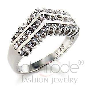    Diamond Sterling Silver 925 CZ Ring ~ SIZE: 5: Everything Else