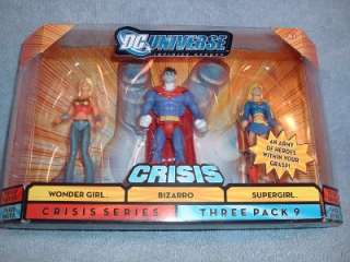 WONDER GIRL BIZARRO SUPERGIRL DC Universe Crisis 3 pack  