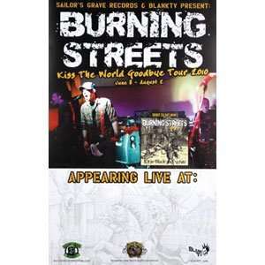  Burning Streets   Posters   Limited Concert Promo